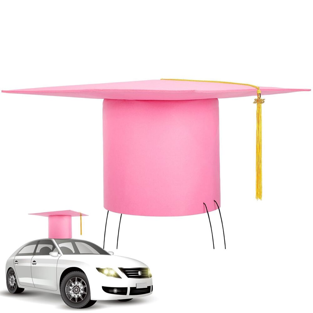 1812 2025 Graduation Cap Car Decoration Kit, 28 Inch Class of 2025 Giant